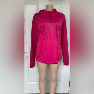 Nike Hot Pink "Just Do It" Pullover Hoodie
